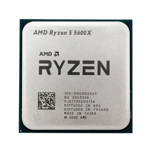 AMD R5 5600X ถาด6-Core 3.7 GHz ซ็อกเก็ต AM4 65W เดสก์ท็อปโปรเซสเซอร์ AMD 5000 Series CPU แบรนด์ใหม่