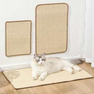 Cat <span class=keywords><strong>Scratch</strong></span> Board lässt Crumbs Sisal Mat Vertikal an der Wand kratz fest Verschleiß festes Cat Claw Schleif spielzeug nicht fallen - Product Image 1