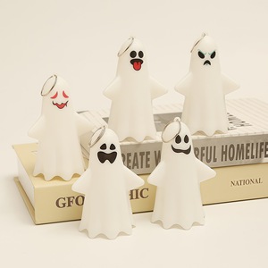Wholesale Mini Ghost Wooden Battery Operated <b>LED</b> Hanging <b>Lights</b> <b>Night</b> Lamp Indoor Thanksgiving Holiday Decoration - Product Image 5