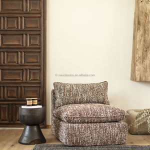 यूरोपीय शैली मॉड्यूलर रीक्लिंग वर्ग 100% लिनन सोफा स्पंज भरने के साथ अपार्टमेंट रहने वाले कमरे के लिए सेट - Product Image 2