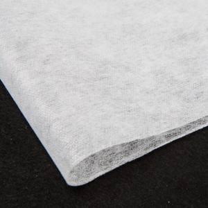100% <span class=keywords><strong>Polyester</strong></span> không dệt đôi Dot thêu đàn hồi nóng chảy dính interfacing interlining vải - Product Image 1