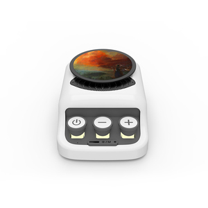 Mini altavoz Bluetooth retro inteligente de alta calidad con diseño de CD especial de luz colorida que gira cuando se reproduce música - Product Image 5