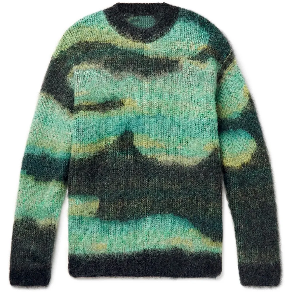 2022 mensweater autumn and winter sweater female geometric elk jacquard Knitting Patterns Christmas Jumper Sweater