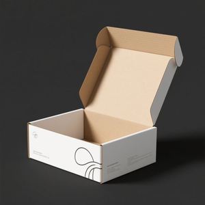 Cajas de Cartón Corrugado Brillante con Logotipo Personalizado, Materiales Reciclados, Caja de Envío Rígida con Protección UV para Envíos, Caja de Regalo para Embalaje - Product Image 5