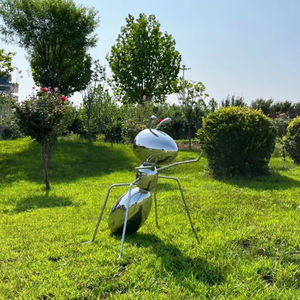 Không gian thương mại thép không gỉ kiến Điêu khắc Kim Loại nghệ thuật cài đặt-Thiết kế hiện đại bền cho các khu vườn Văn phòng khách sạn & Trường học - Product Image 6