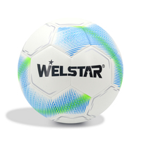 Ballon de football durable et léger pour l'extérieur, cousu à la machine, taille officielle 5, pour l'intérieur/l'extérieur, équipement sportif scolaire pour jeunes