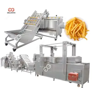Línea de producción de patatas fritas congeladas con control de calidad barato, equipo de procesamiento de patatas fritas a la venta