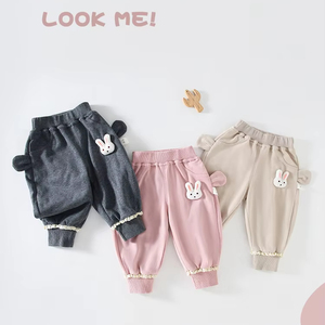 Pantalons en tricot respirant pour bébés garçons/filles - Nouveaux leggings doux pour bébés, adaptés à la peau, automne/hiver - Product Image 1