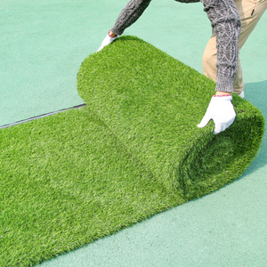 Tapis en gazon artificiel haute densité, imperméable, ignifuge, durable, facile à installer, pour usage extérieur, tapis en plastique, pelouse, jardin - Product Image 5