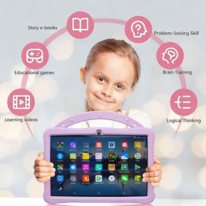 Tablette éducative pour enfants 7 pouces WiFi Quad Core 8G+128GB Android 14 avec double caméra, modèle 2026, vente chaude - Product Image 4
