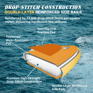 Planche à pagaie à marque privée en PVC renforcé, planche à pagaie <span class=keywords><strong>gonflable</strong></span> (ISUP) pour sports nautiques en eau plate - Product Image 6