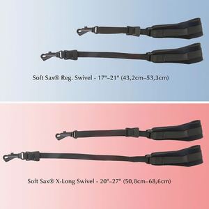 Anpassbarer Weicher Saxophon-Nackengurt mit Gepolstertem Neopren und Drehverschluss für Alt- & Tenorsaxophon mit Eigenem Logo - Product Image 2