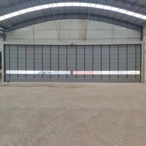 Tùy Chỉnh Kích Thước Lớn PVC Xếp Chồng Cửa Thiết Kế Hiện Đại Phong Cách Chất Lượng Rèm Gió Từ Trung Quốc Nhà Sản Xuất Hoàn Thành Bề Mặt - Product Image 3