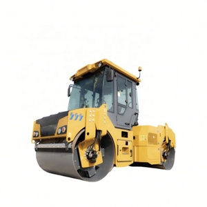 รถบดถนนแบบสั่นสะเทือนคู่แบบ XD83VT 8ตันเครื่องยนต์จีนเป็นส่วนประกอบหลัก - Product Image 1