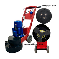 Meuleuses à béton manuelles à pousser Merrock Factory Supply 220V, moteur 3000W, largeur de travail 350mm, tête de meulage 3 pièces
