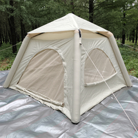 Grande tente gonflable étanche personnalisée pour camping en plein air pour plusieurs personnes