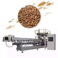 Nouvelle machine industrielle haute performance automatique en acier inoxydable pour la fabrication d'aliments pour chiens en granulés flottants, extrudeuse de granulés, 150-500 kg/h