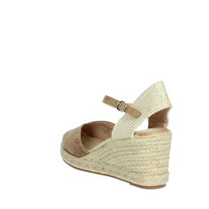 Sandalias de Plataforma con Tiras en el Tobillo y Tacón de Cuña para Mujer, Marca Armata Di Mare, Color Azul Claro, Gamuza, Zapatos de Verano - Product Image 2