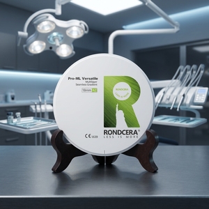 Rondcera Zircone Polyvalente Blanche <span class=keywords><strong>pour</strong></span> Sablage, Compatible avec les Laboratoires Dentaires, Fiable <span class=keywords><strong>pour</strong></span> la Cimentation de Couronnes, Utilisation Clinique - Product Image 1