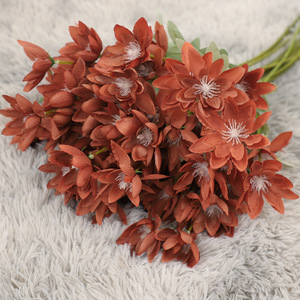 ดอกไม้ประดิษฐ์อีพิฟิลลัมสีน้ำเงิน ผ้าไหม สำหรับตกแต่งงานแต่งงาน จัดดอกไม้เสมือนจริงคุณภาพสูง - Product Image 6