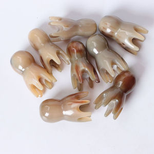 Venta al por mayor Premium Yak Cuerno Pulpo Peine Masaje facial Cuerno de buey Gua Sha Herramienta - Product Image 5