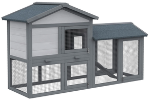 Nouveaux styles Petit Animal Habitat Plateau En Gros En Bois Pas Cher bébé Elevage lapin maisons pour animaux de compagnie clapier lapin cage - Product Image 3