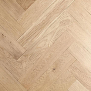 Parquet contrecollé FSC en chêne européen à rainures lisses, qualité AB, antimicrobien, système clic, 16 mm, motif chevrons, pour chambre à coucher - Product Image 1