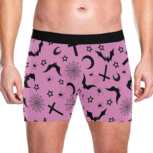 Biancheria intima da uomo dai colori vivaci non sbiadisce mai da uomo Boxer alti elastici senza cavalcare biancheria intima per adulti comodo Boxer corto - Product Image 1