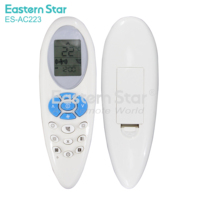 Télécommande AC à écran LCD ES-AC223, prix usine, 14 touches, en ABS, pour climatiseur Carrier FRL10 – Nouveau modèle