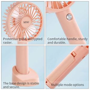 Rechargeable <b>Mini</b> <b>Desk</b> Portable Usb Charging Cute Design Handheld Table Top Fan for Office Use - Product Image 5