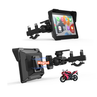 Écran IPS 7 pouces pour moto, CarPlay, Android Auto, sans fil, étanche IP67, pour la conduite quotidienne