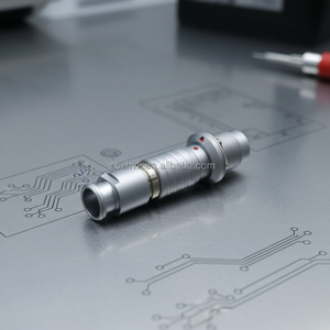 2 핀 소켓 항공 커넥터가 있는 기존 B 시리즈 HGG 2B 원형 푸시풀 자동 잠금 커넥터와 호환 가능 - Product Image 6