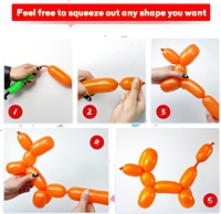 DAMAI Coloré Long Maigre Latex Ballons pour Ballons Animaux Ballons de Qualité Supérieure pour Débutant Enfant Carnavals Party Decoar