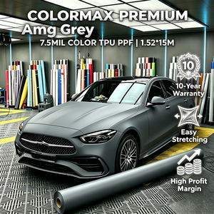 Film de protection de peinture TPU Color PPF pour voiture 1,52m*15m sans bulles, amovible, sans résidus, avec garantie de 5 ans - Product Image 1
