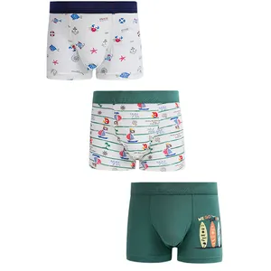 Jungen Boxer Baumwolle Kinder unterwäsche Baby Cartoon kleine Jungen Boxer hose Kinder unterwäsche