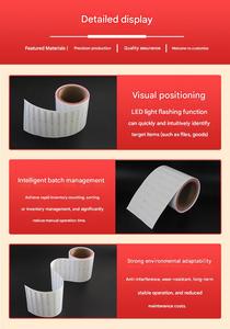 Thông minh LED RFID Mini lưu trữ tag UHF siêu cao tần số không thấm nước theo dõi tập tin Quản Lý Hàng Tồn Kho bền - Product Image 5