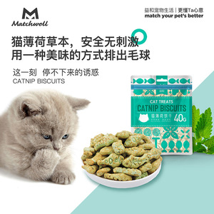 Yihe Catnip <b>Biscuits</b> 40g Cat Treats For Teeth Cleaning And Grinding - Product Image 4