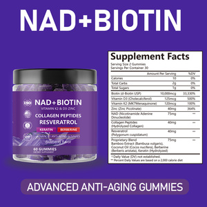Gomitas Antioxidantes de Marca Propia con NAD, Resveratrol, Biotina y Colágeno para Adultos - Product Image 2