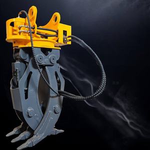 Grappin rotatif d'excavatrice hydraulique en bois de pierre de ferraille de foin pour l'excavatrice 5-20ton - Product Image 2