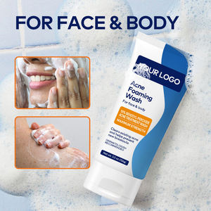 GREENLEM Mousse Nettoyante Moussante au Peroxyde de Benzoyle pour Traitement de l'Acné - Nettoyage en Profondeur et Purification des Pores pour Peaux Sensibles Marque Privée - Product Image 1
