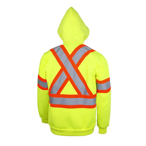 Sudadera de Seguridad Reflectante con Bolsillos de Gran Capacidad, Forro Polar, Logotipo Personalizable, Certificación ANSI Clase 2 EN 20471 - Product Image 5