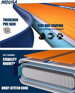 แพลตฟอร์มท่าเรือลอยน้ำคุณภาพสูงสำหรับกลางแจ้ง ทำจาก PVC รุ่น Ma-B09Q26Y8R6 สำหรับเล่นน้ำกลางแจ้ง - Product Image 3