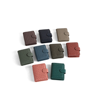 Dompet Lipat Kulit Domba Kompak dengan Kantong Resleting Samping dan Organizer Kartu Multi-Slot Harga Pabrik