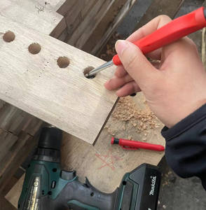 2.8mm Red Black Yellow Woodworking Mechanical <b>Pencil</b> Deep Hole Construction <b>Carpenter</b> <b>Pencil</b> Set - Product Image 2