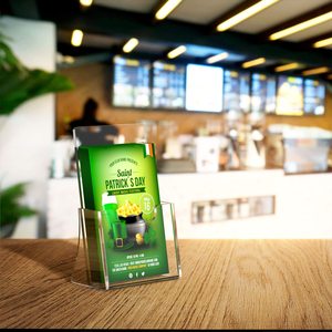 Pre-Assembled Acrylic Holder Display Stand Clear Brochure Magazine Display Racks - Product Image 6