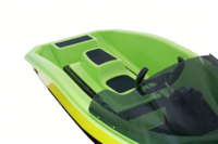 Nouveau lancement : Bateau-kart électrique à propulsion jet haute vitesse, en plastique, 72V, écologique, avec batterie complète, unisexe, pour le surf aquatique, 50KM/H