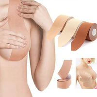 Bande adhésive invisible pour poitrine, effet push-up, cache-tétons, couvre-seins, lifting corporel, hypoallergénique, imperméable