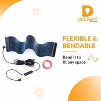 Écran publicitaire flexible DLT 5V programmable RGBIC LED 16*96 Plus Pixel Panel, indice de protection IP65, contrôle par application, 20000 heures