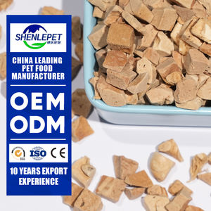 Собаки, кошки, Безглютеновые, с низким содержанием жира, для ухода за суставными мышцами, вкусные гранулы утиной печени, сублимированный корм для домашних животных - Product Image 1