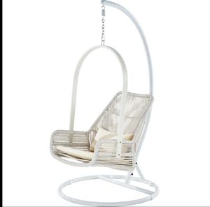 Balcón columpio <span class=keywords><strong>Silla</strong></span> de ratán cesta colgante interior hogar ocio dormitorio de niña sala de estar <span class=keywords><strong>Silla</strong></span> de cuna de respaldo alto <span class=keywords><strong>silla</strong></span> colgante - Product Image 3